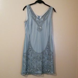Blue Adrianna Papell Dress